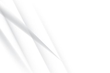 Soyut beyaz ve gri renkli, geometrik şekilli modern tasarım arka planı. Vektör illüstrasyonu.