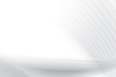 Soyut beyaz ve gri renkli, geometrik şekilli modern tasarım arka planı. Vektör illüstrasyonu.