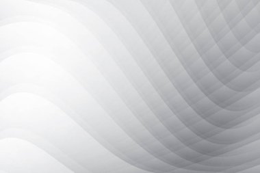 Soyut beyaz ve gri renkli, geometrik şekilli modern tasarım arka planı. Vektör illüstrasyonu.