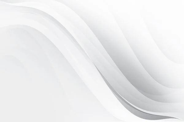 Soyut beyaz ve gri renkli, geometrik şekilli modern tasarım arka planı. Vektör illüstrasyonu.