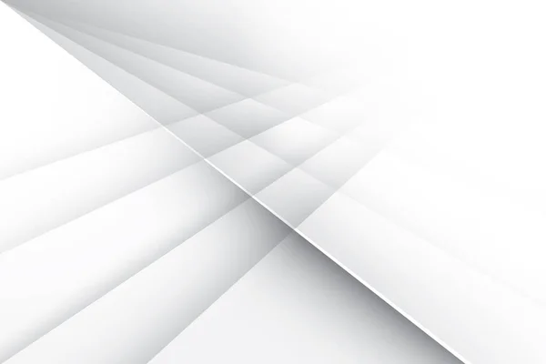 Cor Branca Cinza Abstrata Fundo Design Moderno Com Forma Geométrica — Vetor de Stock