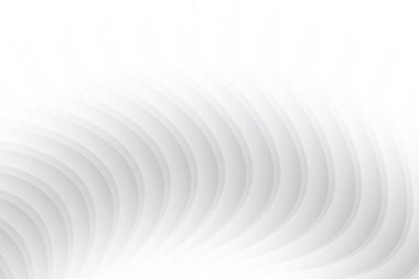 Soyut beyaz ve gri renkli, geometrik şekilli modern tasarım arka planı. Vektör illüstrasyonu.