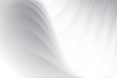 Soyut beyaz ve gri renkli, geometrik şekilli modern tasarım arka planı. Vektör illüstrasyonu.