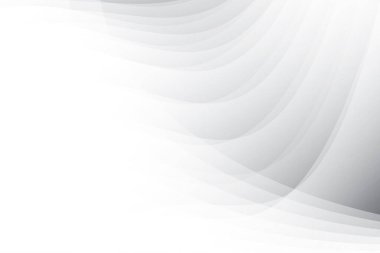 Soyut beyaz ve gri renkli, geometrik şekilli modern tasarım arka planı. Vektör illüstrasyonu.