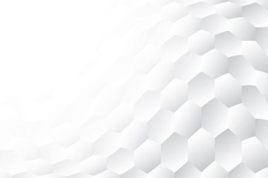 Soyut beyaz ve gri renkli, geometrik şekilli modern tasarım arka planı. Vektör illüstrasyonu.