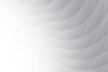 Soyut beyaz ve gri renkli, geometrik şekilli modern tasarım arka planı. Vektör illüstrasyonu.