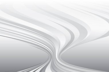 Soyut beyaz ve gri renkli, geometrik şekilli modern tasarım arka planı. Vektör illüstrasyonu.