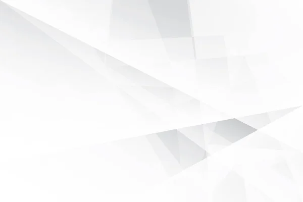 Soyut beyaz ve gri renkli, geometrik şekilli modern tasarım arka planı. Vektör illüstrasyonu.