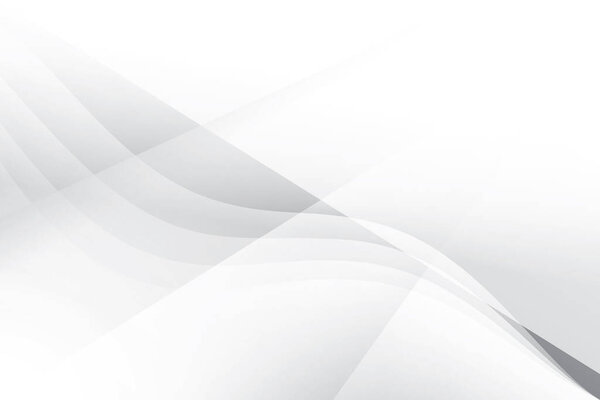 Abstract  white and gray color, modern design background with geometric shape. Vector illustration.
