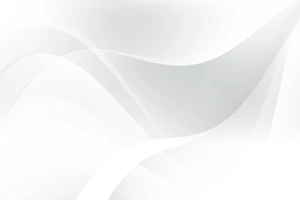 Soyut beyaz ve gri renkli, geometrik şekilli modern tasarım arka planı. Vektör illüstrasyonu.