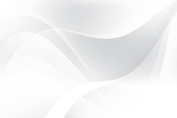 Abstract  white and gray color, modern design background with geometric shape. Vector illustration.