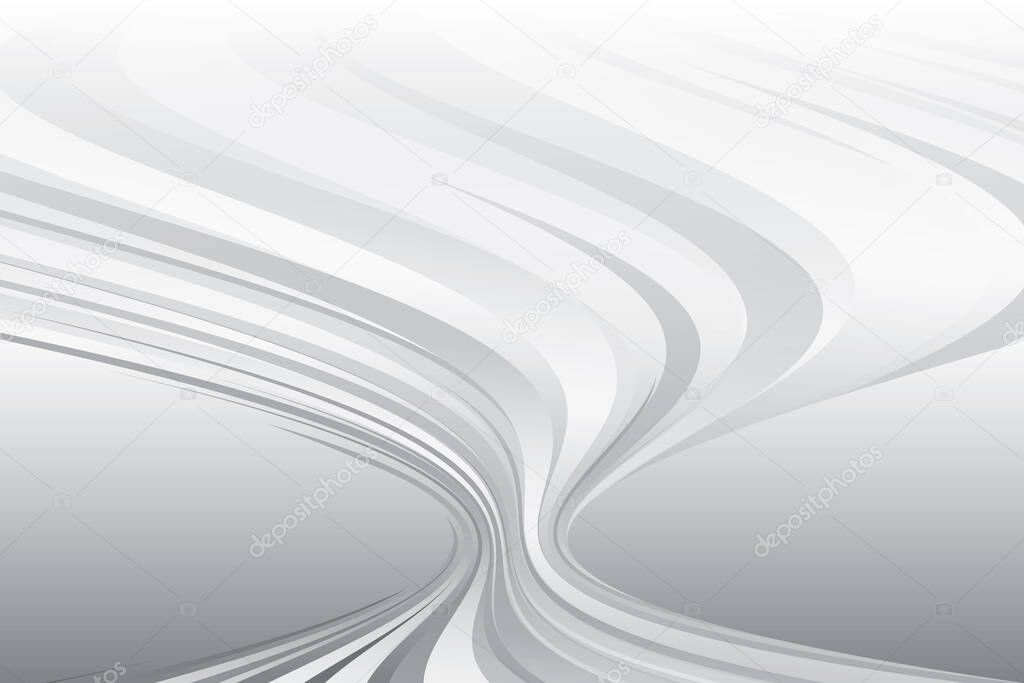 Abstract  white and gray color, modern design background with geometric shape. Vector illustration.