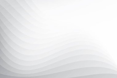 Soyut beyaz ve gri renkli, geometrik şekilli modern tasarım arka planı. Vektör illüstrasyonu.