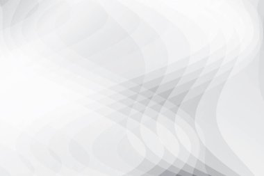 Soyut beyaz ve gri renkli, geometrik şekilli modern tasarım arka planı. Vektör illüstrasyonu.