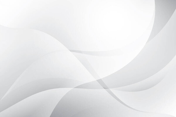 Abstract  white and gray color, modern design background with geometric shape. Vector illustration.