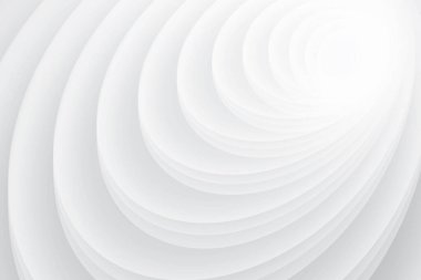 Soyut beyaz ve gri renkli, geometrik şekilli modern tasarım arka planı. Vektör illüstrasyonu.