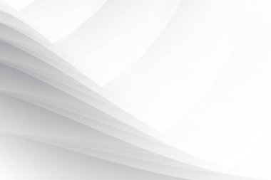 Soyut beyaz ve gri renkli, geometrik şekilli modern tasarım arka planı. Vektör illüstrasyonu.