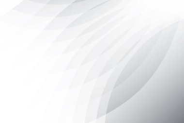 Soyut beyaz ve gri renkli, geometrik şekilli modern tasarım arka planı. Vektör illüstrasyonu.