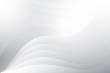 Soyut beyaz ve gri renkli, geometrik şekilli modern tasarım arka planı. Vektör illüstrasyonu.