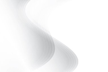 Soyut beyaz ve gri renkli, geometrik şekilli modern tasarım arka planı. Vektör illüstrasyonu.