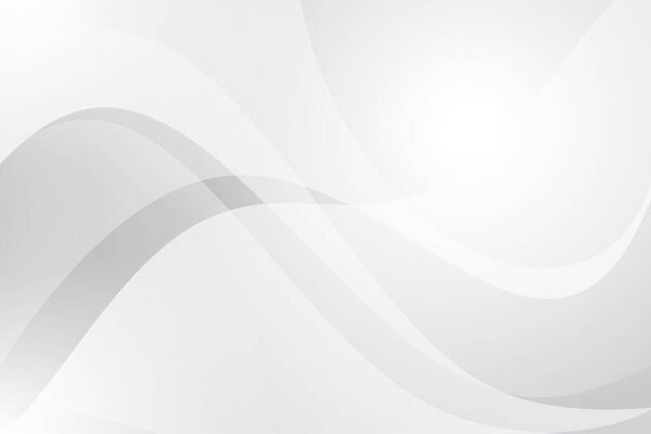 Abstract  white and gray color, modern design background with geometric shape. Vector illustration.