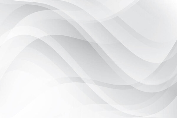 Abstract  white and gray color, modern design background with geometric shape. Vector illustration.