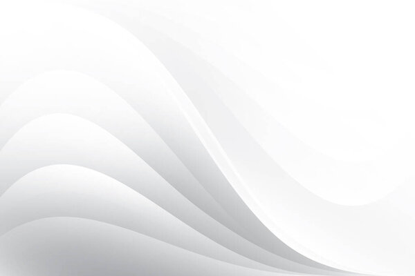 Abstract  white and gray color, modern design background with geometric shape. Vector illustration.