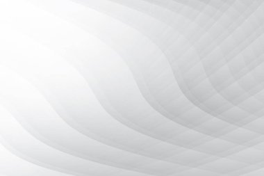 Soyut beyaz ve gri renkli, geometrik şekilli modern tasarım arka planı. Vektör illüstrasyonu.