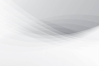 Soyut beyaz ve gri renkli, geometrik şekilli modern tasarım arka planı. Vektör illüstrasyonu.