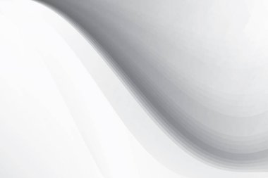Soyut beyaz ve gri renkli, geometrik şekilli modern tasarım arka planı. Vektör illüstrasyonu.