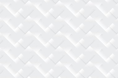 Soyut beyaz ve gri renkli, geometrik şekilli modern tasarım arka planı. Vektör illüstrasyonu.