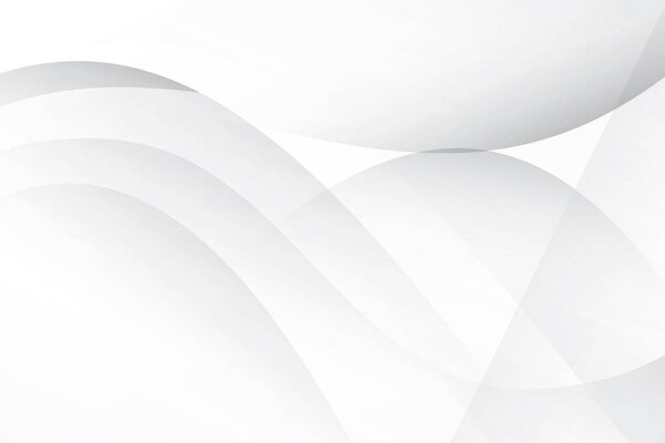 Abstract  white and gray color, modern design background with geometric shape. Vector illustration.