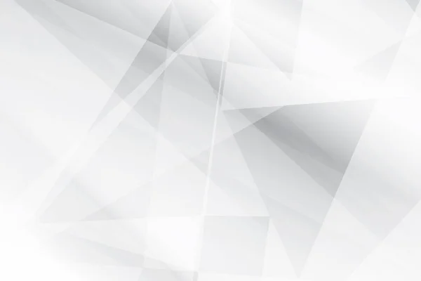 Soyut beyaz ve gri renkli, geometrik şekilli modern tasarım arka planı. Vektör illüstrasyonu.