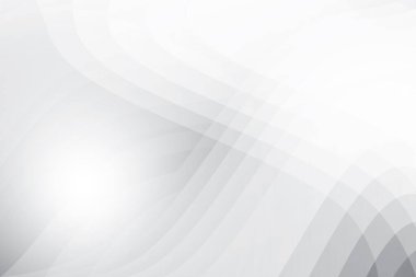 Soyut beyaz ve gri renkli, geometrik şekilli modern tasarım arka planı. Vektör illüstrasyonu.