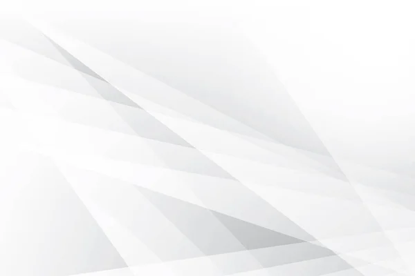 Soyut beyaz ve gri renkli, geometrik şekilli modern tasarım arka planı. Vektör illüstrasyonu.