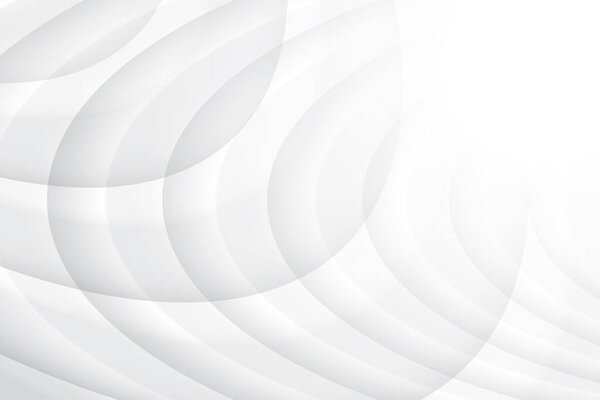 Abstract white and gray color, modern design background with geometric shape. Vector illustration.