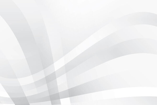 Abstract white and gray color, modern design background with geometric shape. Vector illustration.