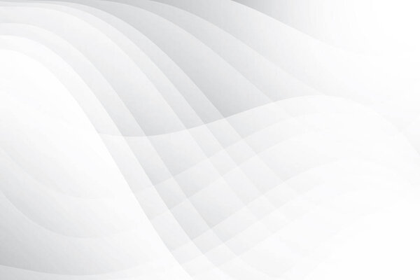 Abstract white and gray color, modern design background with geometric shape. Vector illustration.