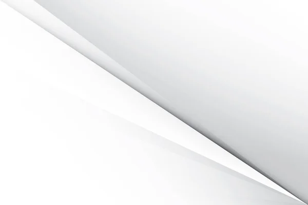 Soyut beyaz ve gri renkli, geometrik şekilli modern tasarım arka planı. Vektör illüstrasyonu.