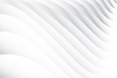 Soyut beyaz ve gri renkli, geometrik şekilli modern tasarım arka planı. Vektör illüstrasyonu.