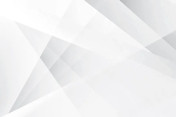 Soyut beyaz ve gri renkli, geometrik şekilli modern tasarım arka planı. Vektör illüstrasyonu.