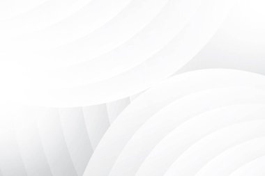 Soyut beyaz ve gri renkli, geometrik şekilli modern tasarım arka planı. Vektör illüstrasyonu.