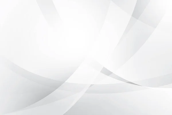 Soyut beyaz ve gri renkli, geometrik şekilli modern tasarım arka planı. Vektör illüstrasyonu.