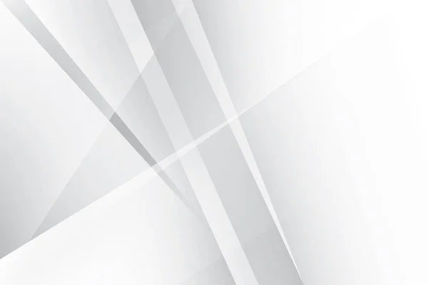 Soyut beyaz ve gri renkli, geometrik şekilli modern tasarım arka planı. Vektör illüstrasyonu.