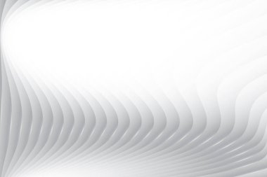 Soyut beyaz ve gri renkli, geometrik şekilli modern tasarım arka planı. Vektör illüstrasyonu.