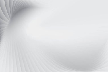 Soyut beyaz ve gri renkli, geometrik şekilli modern tasarım arka planı. Vektör illüstrasyonu.