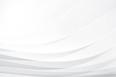 Soyut beyaz ve gri renkli, geometrik şekilli modern tasarım arka planı. Vektör illüstrasyonu.