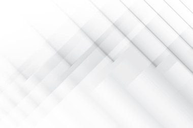 Soyut beyaz ve gri renkli, geometrik şekilli modern tasarım arka planı. Vektör illüstrasyonu.