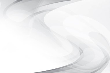 Soyut beyaz ve gri renkli, geometrik şekilli modern tasarım arka planı. Vektör illüstrasyonu.