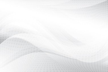 Soyut beyaz ve gri renkli, geometrik şekilli modern tasarım arka planı. Vektör illüstrasyonu.